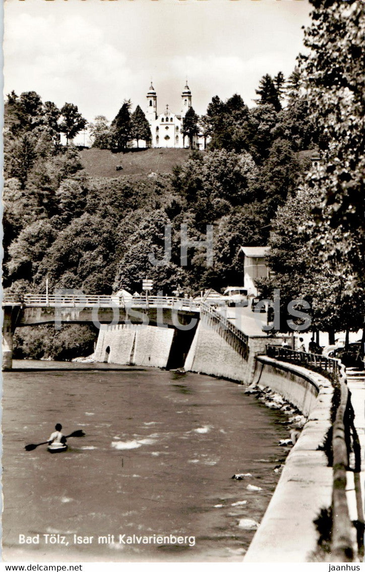 Bad Tolz mit Kalvarienberg - 1974 - Germany - used - JH Postcards