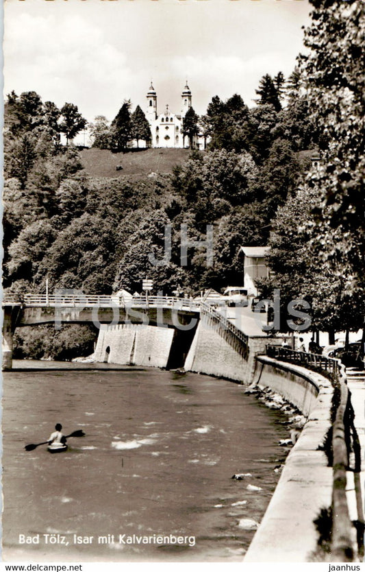 Bad Tolz mit Kalvarienberg - 1974 - Germany - used - JH Postcards