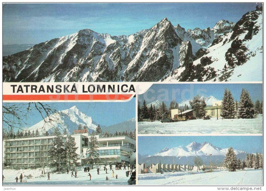 Tatranska Lomnica - Mala and Velka Studena valley - Eurocamp - Vysoke Tatry - Czechoslovakia - Slovakia - used 1984 - JH Postcards