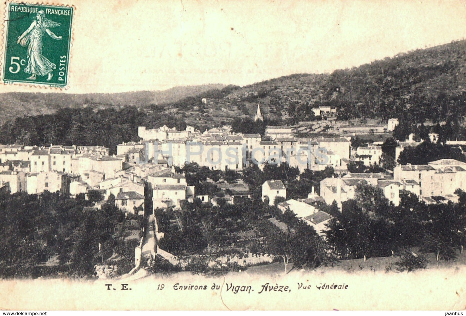 Environs du Vigan - Aveze - Vue Generale - bridge - 19 - old postcard - France - unused - JH Postcards