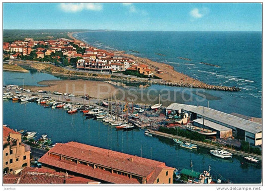 del porto e della spiaggia levante - Castiglione della Pescaia - Grosseto - Toscana - 54962 - Italia - Italy - unused - JH Postcards