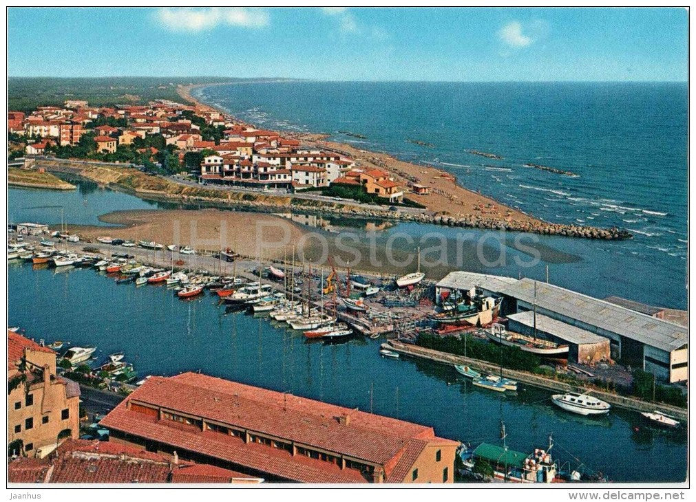 del porto e della spiaggia levante - Castiglione della Pescaia - Grosseto - Toscana - 54962 - Italia - Italy - unused - JH Postcards
