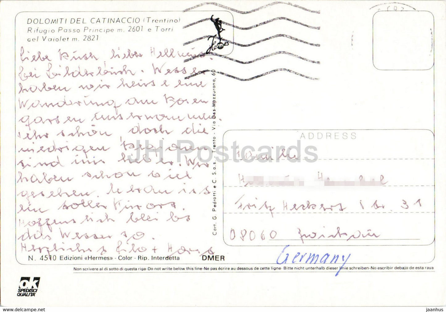 Rifugio Passo Principe - Italy - used