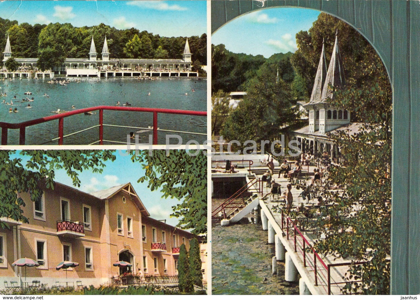 Heviz - Spa - building - 1970 - Hungary - used - JH Postcards