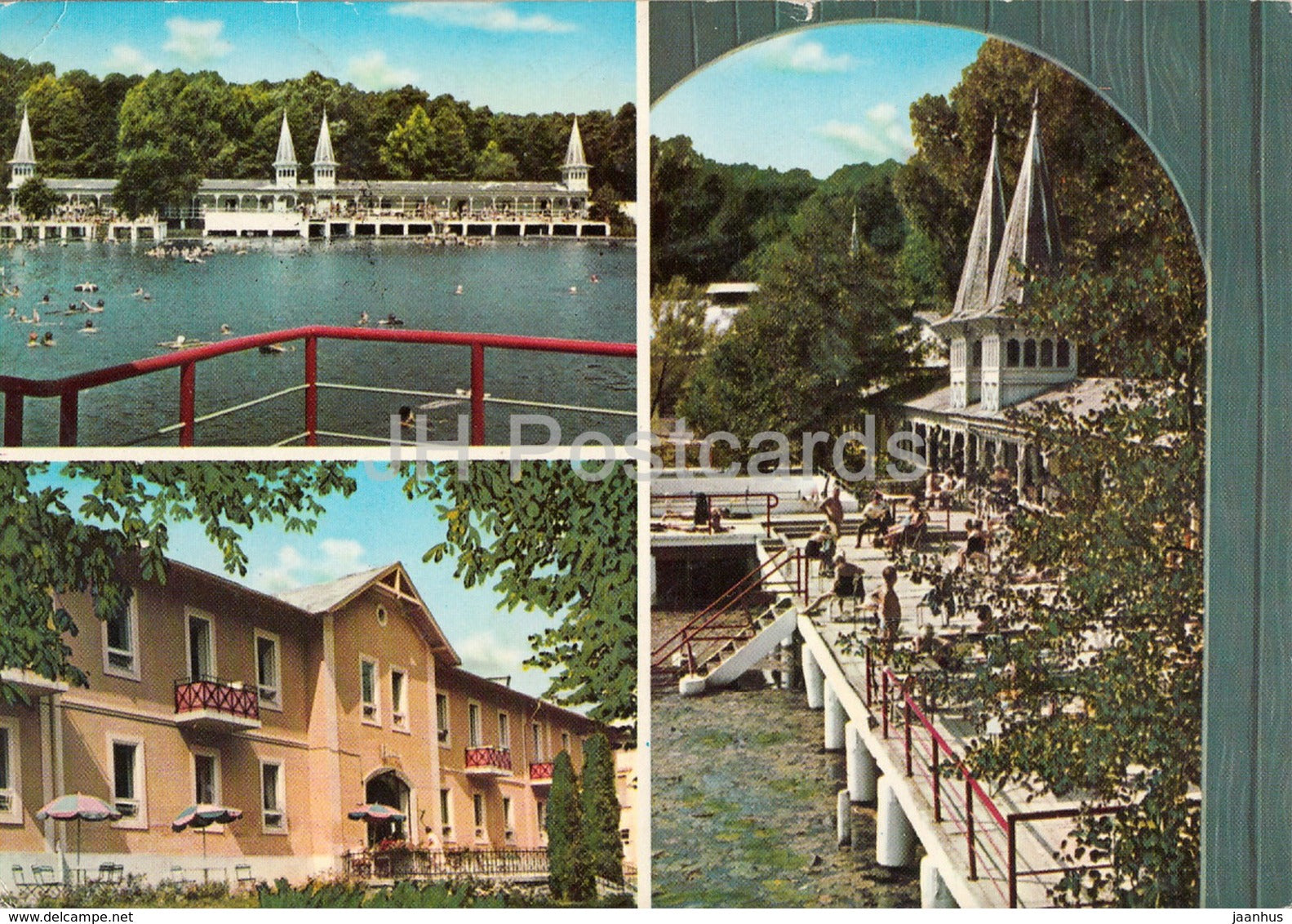 Heviz - Spa - building - 1970 - Hungary - used - JH Postcards