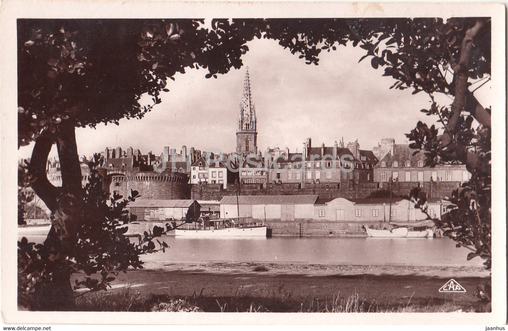 Saint Malo - Vue Generale - 141 - old postcard - France - unused - JH Postcards