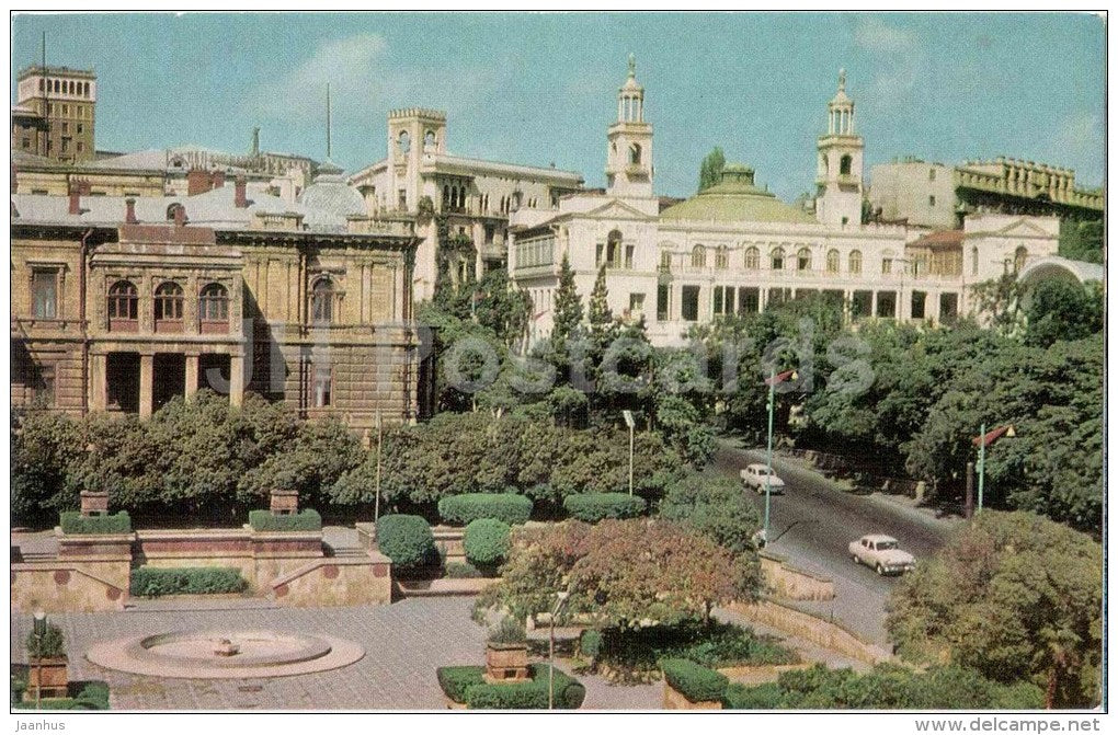 Chkalov street - Baku - 1967 - Azerbaijan USSR - unused - JH Postcards