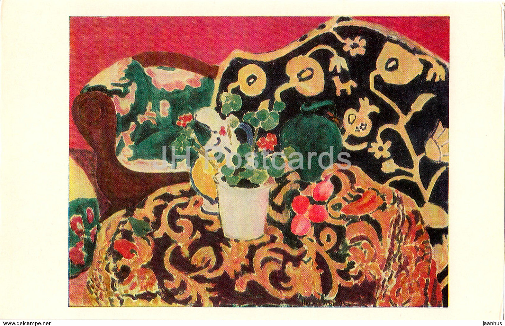 painting by Henri Matisse - Spanish Still Life - French art - 1980 - Russia USSR - unused - JH Postcards