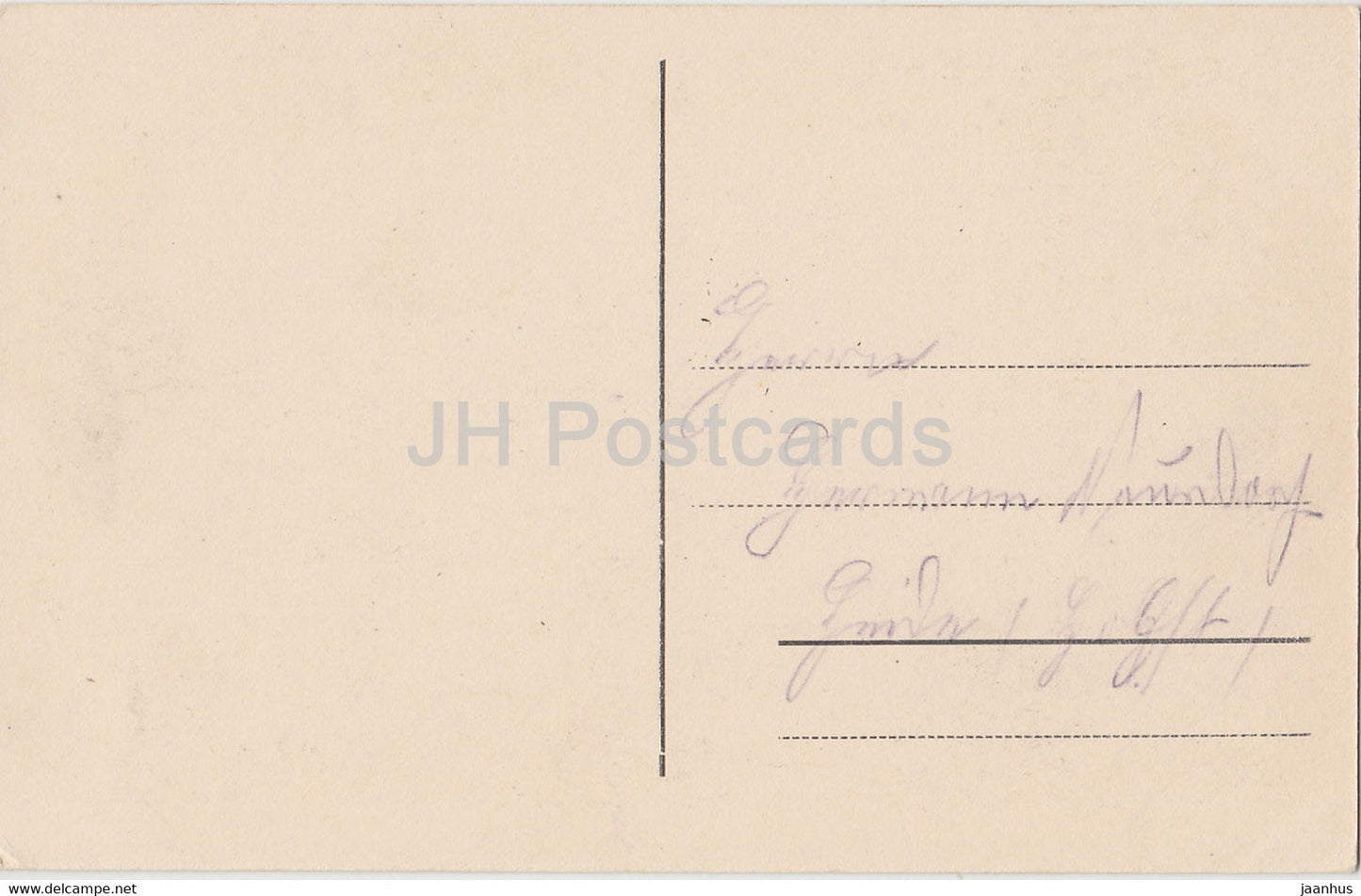 Jechaburg bei Sondershausen - old postcard - Germany - used