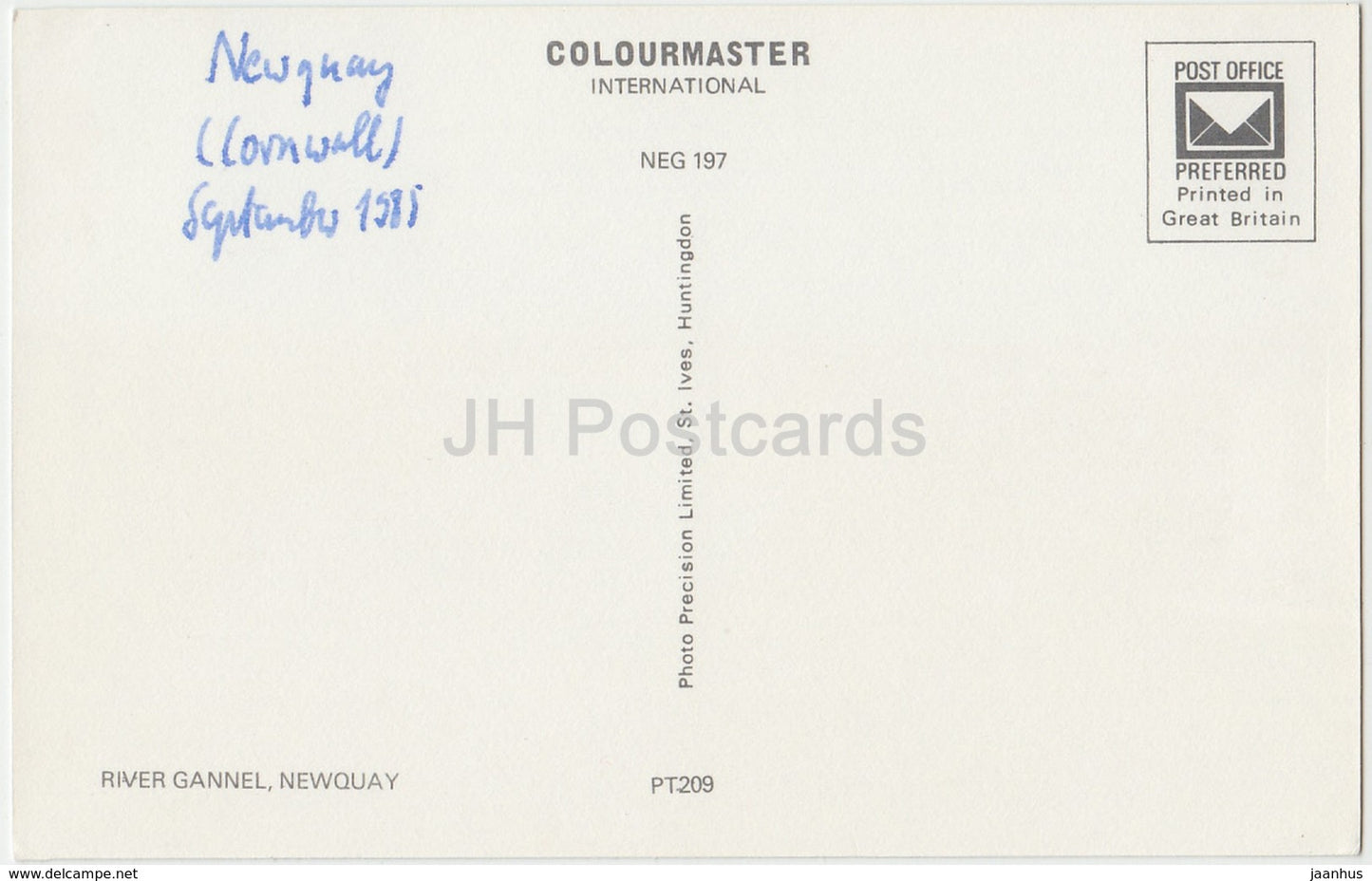 Newquay - river Gannel - PT209 - 1985 - United Kingdom - England - used