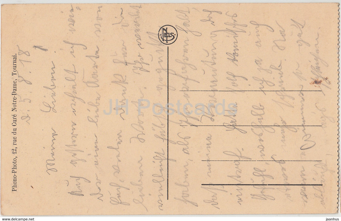 Roubaix - L'Hotel de Ville - hotel - old postcard - France - used