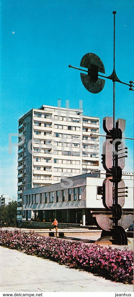 Vilnius - Weathercock in the Lazdynai housing development - 1978 - Lithuania USSR - unused - JH Postcards