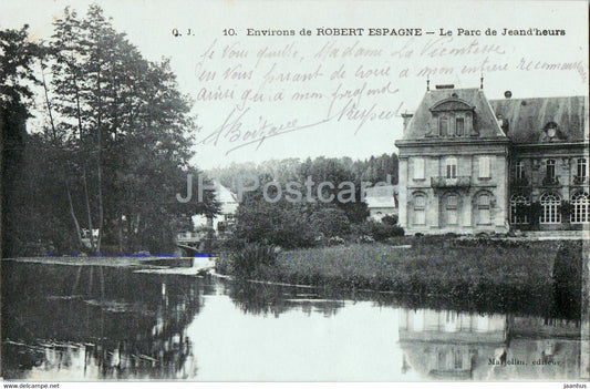 Environs de Robert Espagne - Le Parc de Jeand'heurs - 10 - old postcard - 1915 - France - used - JH Postcards