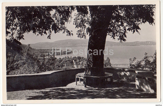 Schloss Arenenberg - Blick von der Westterrasse  - Switzerland - 1948 - used - JH Postcards