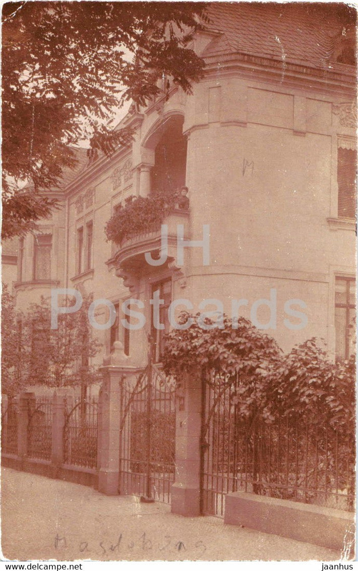Magdeburg - house - old postcard - Germany - used - JH Postcards
