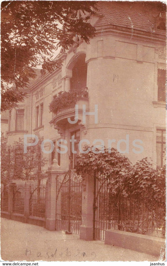 Magdeburg - house - old postcard - Germany - used - JH Postcards