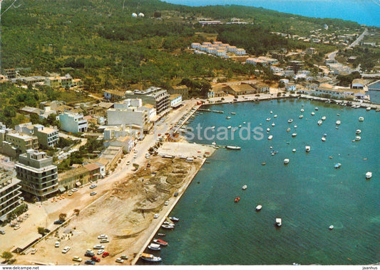 Puerto de Alcudia - Mallorca - aerial view - 1975 - 2198 - Spain - used - JH Postcards
