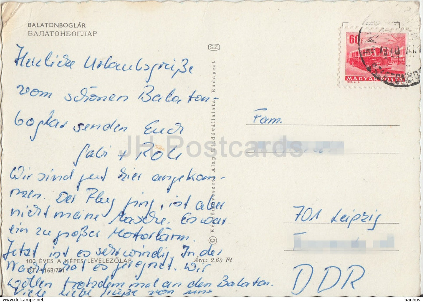 Balaton - Balatonboglar - views - multiview - 1970 - Hungary - used