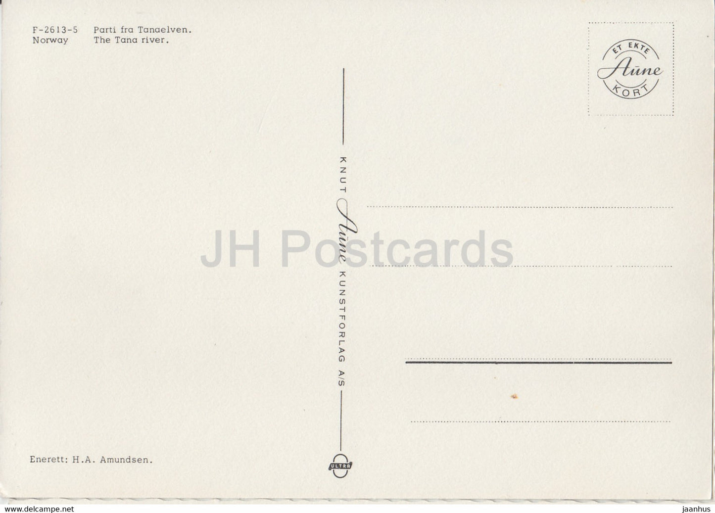 La rivière Tana - Norvège - inutilisée