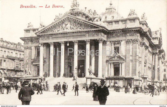 Bruxelles - Brussels - La Bourse - old postcard - Belgium - unused - JH Postcards