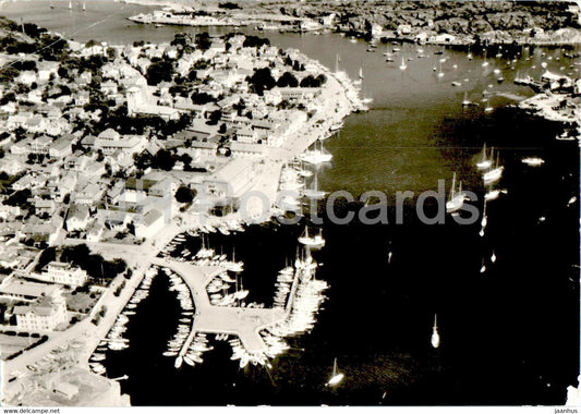 Flygfoto over Marstrand - Denmark - used - JH Postcards