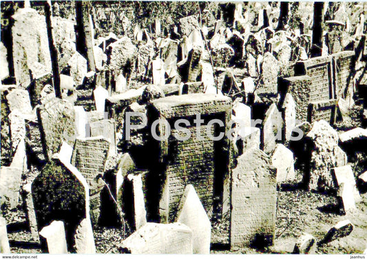 Praha - Prague - The Old Jewish Cemetery in Prague - Czech Repubic - Czechoslovakia - unused - JH Postcards