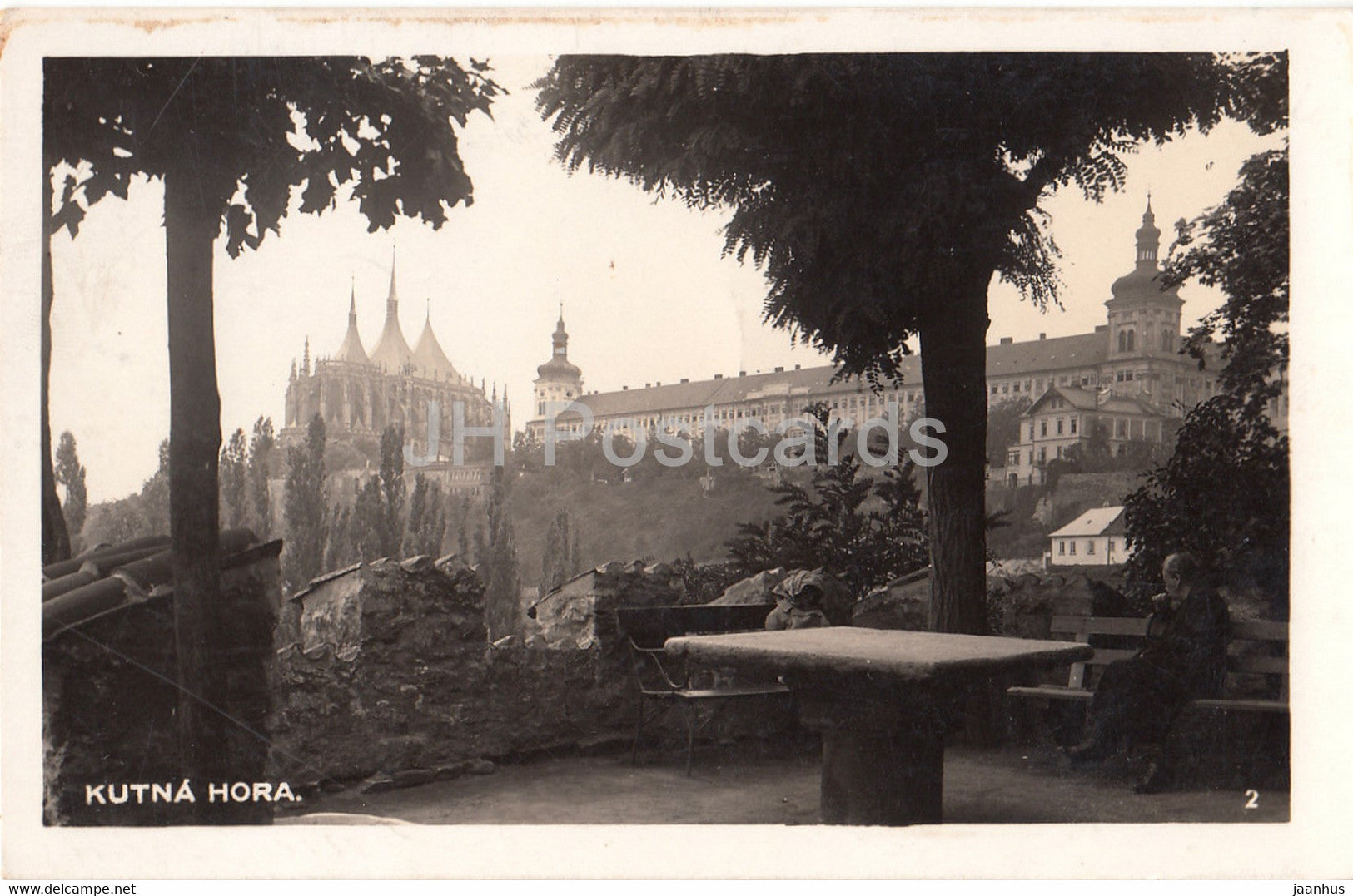 Kutna Hora - Velechram Sv Barbory - old postcard - 1937 - Czech Republic - used - JH Postcards