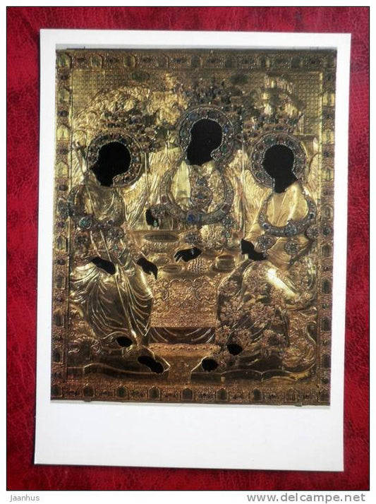 Gold and Silverwork in old Russia - Mounting of the Icon 16th-18th centuries - 1983 - Russia - USSR - unused - JH Postcards