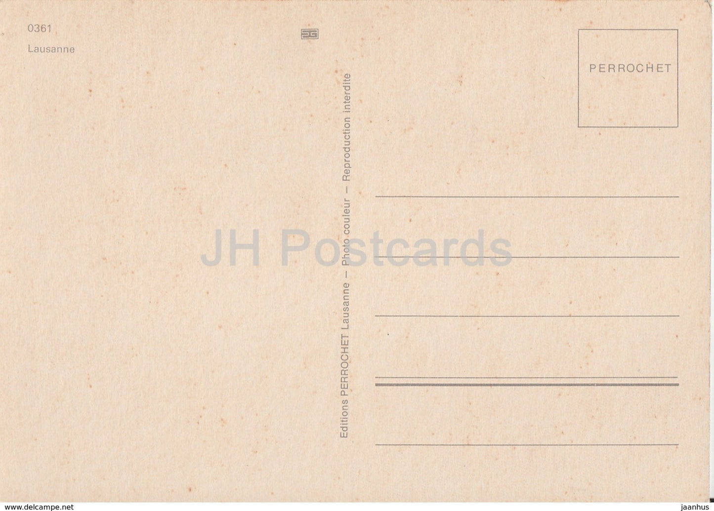 Lausanne - port - 0361 - Switzerland - unused