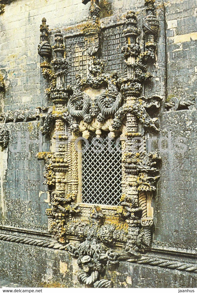 Tomar - Christ Convent window - Portugal - unused - JH Postcards