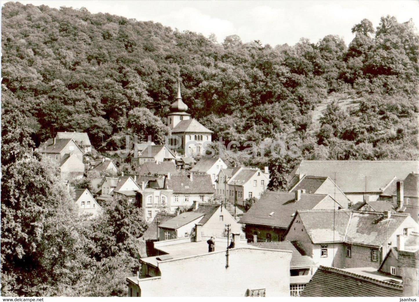 Volkssolbad Bad Sulza - Kr Apolda - Blick zum Herlitzberg - Germany DDR - unused - JH Postcards