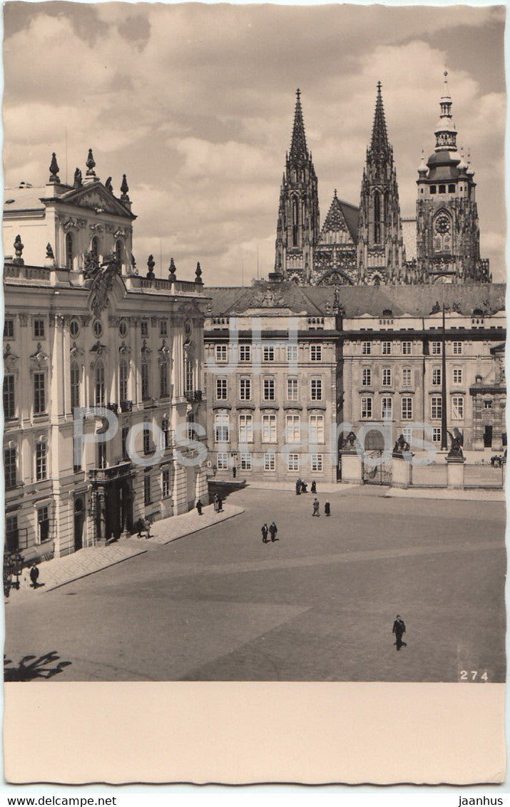 Praha - Prague - Hradschin - Hradcany - 274 - old postcard - Czech Republic - unused - JH Postcards