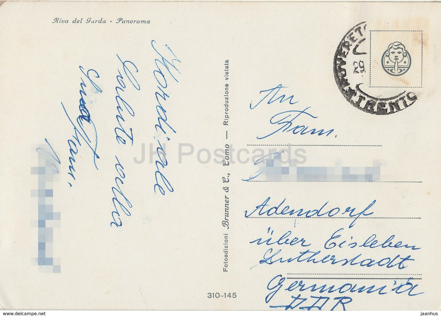 Riva del Garda - panorama - orange - citron - Italie - occasion