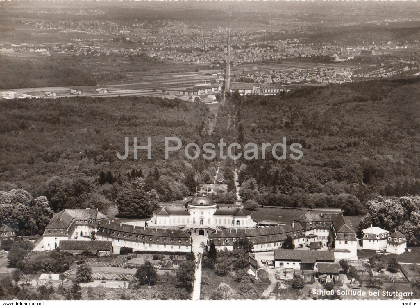 Schloss Solitude bei Stuttgart - castle - 1963 - Germany - used - JH Postcards