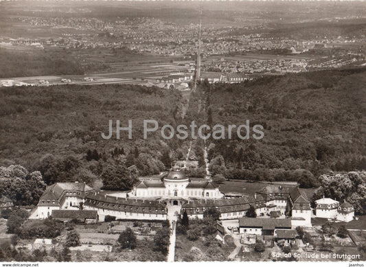 Schloss Solitude bei Stuttgart - castle - 1963 - Germany - used - JH Postcards