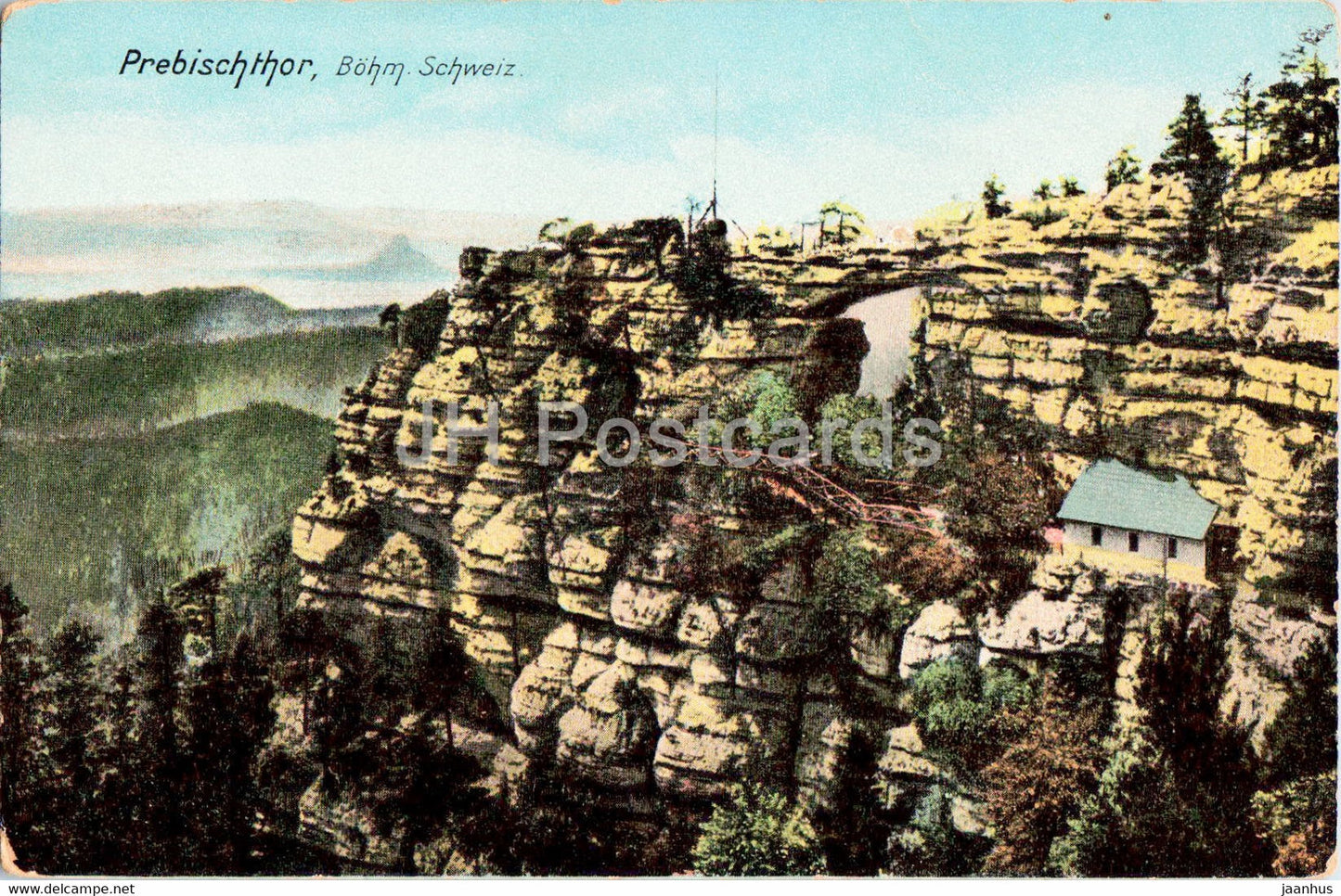 Prebischtor - Bohm Schweiz - old postcard - Czech Republic - unused - JH Postcards