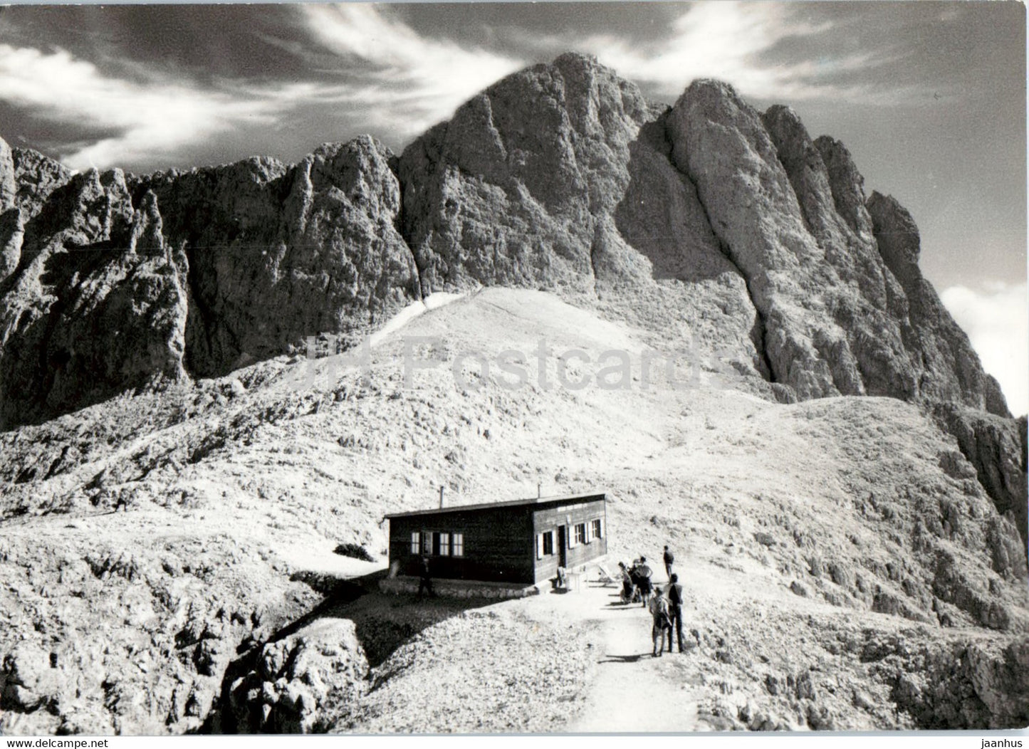 Dolomiti - Rifugio Passo Santner - Il Catinaccio - old postcard - Italy - unused - JH Postcards