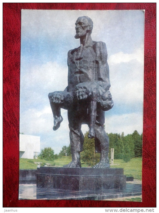 The Unvanquished - Khatyn Memorial Complex - 1980 - Belarus USSR - unused - JH Postcards