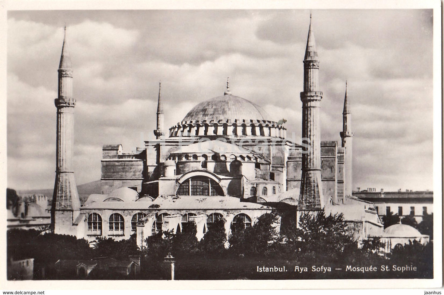Istanbul - Mosquee St Sophie - old postcard - Turkey - unused - JH Postcards