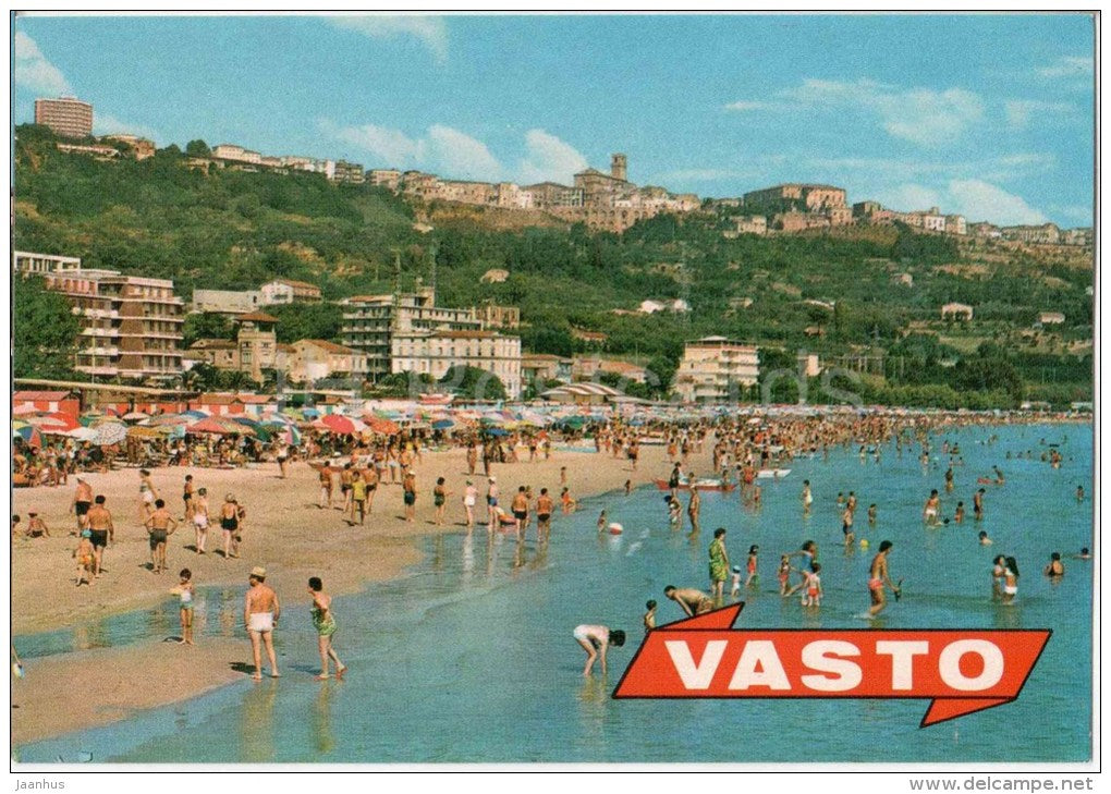 Sull´Adriatico Abruzzese , Spiaggia - beach - Vasto - Chieti - Abruzzo - VAS 14/56 - Italia - Italy - unused - JH Postcards