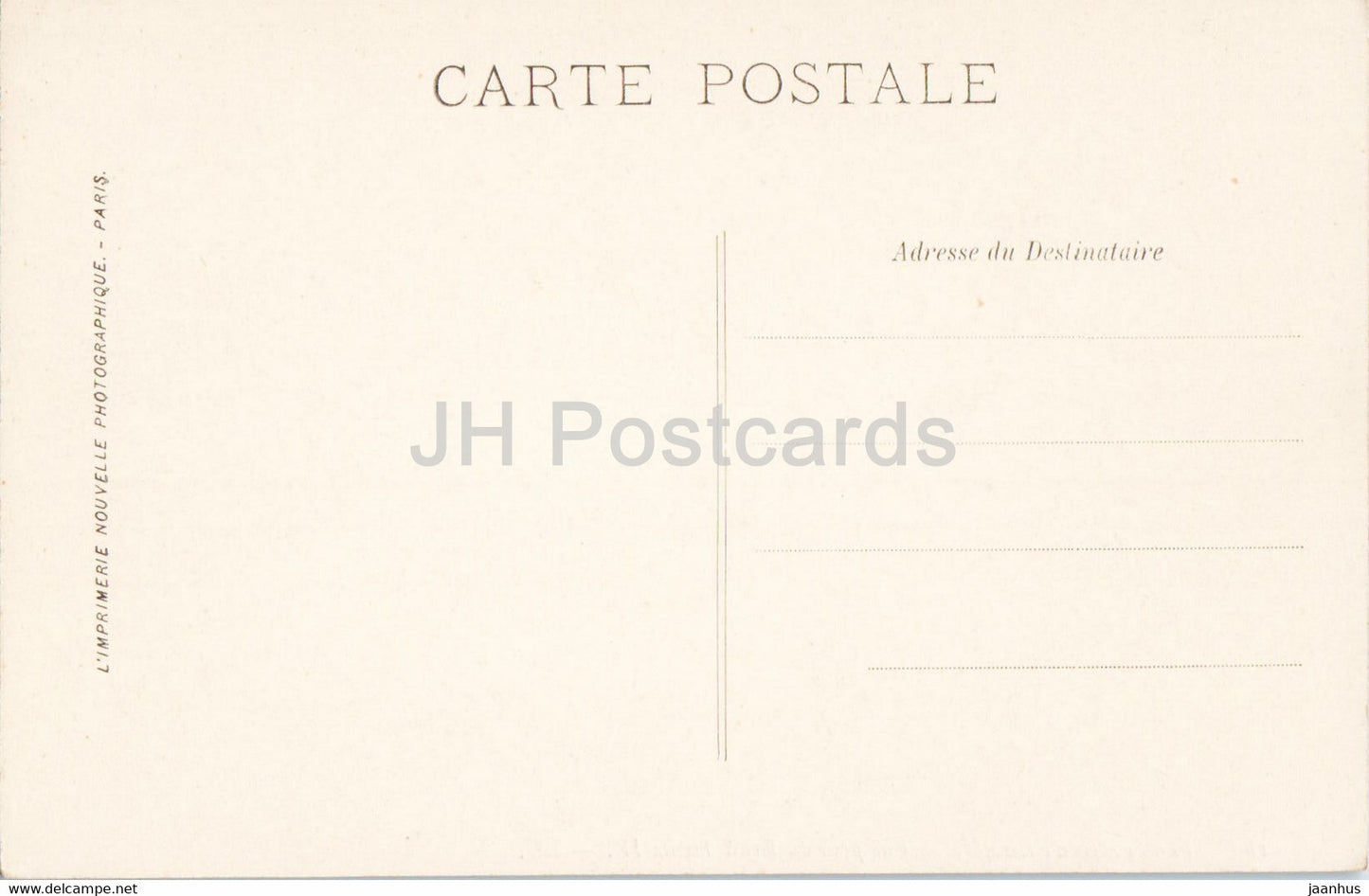 Fontainebleau - Vue prise du Mail Henri IV - 180 - old postcard - France - unused