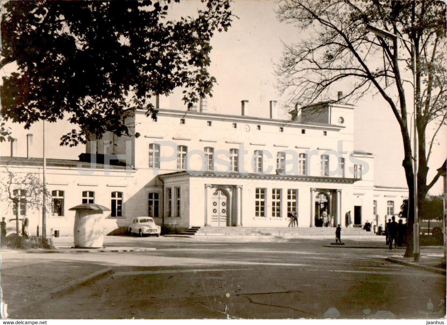 Boleslawiec - Dworzec kolejowy - Railway Station - old postcard - Poland - unused - JH Postcards