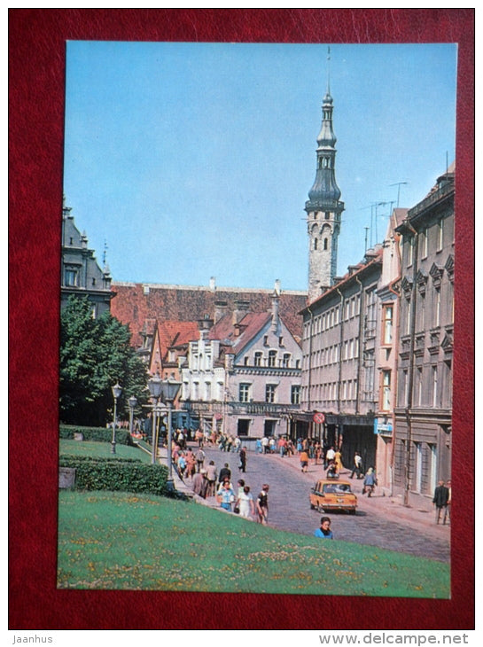 Harju Street - Tallinn - 1979 - Estonia USSR - unused - JH Postcards