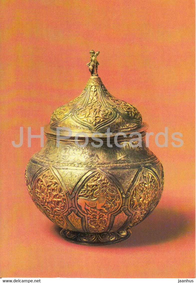 Gold and Silverwork in old Russia - Bratina Loving Cup, 1600-1633 - 1983 - Russia - USSR - used - JH Postcards