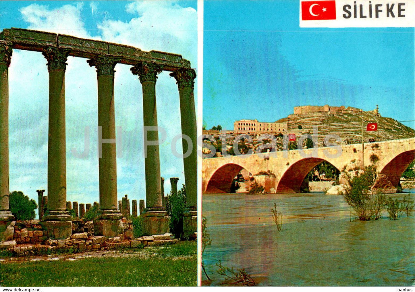 Silifke - Bridge and the Fortress - Turkey - unused - JH Postcards