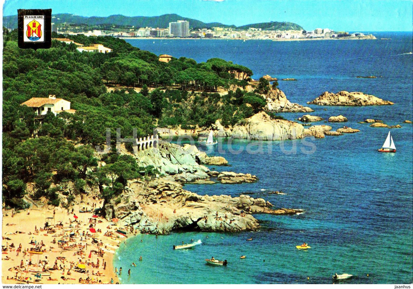 Platja D'Aro - Cala del Pi al fons Palamos - bay - 29 - Spain - used - JH Postcards