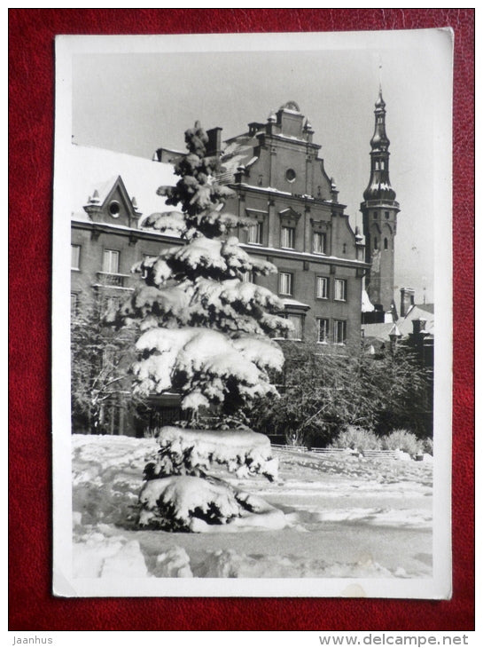 Tallinn in winter - Tallinn - 1961 - Estonia USSR - used - JH Postcards