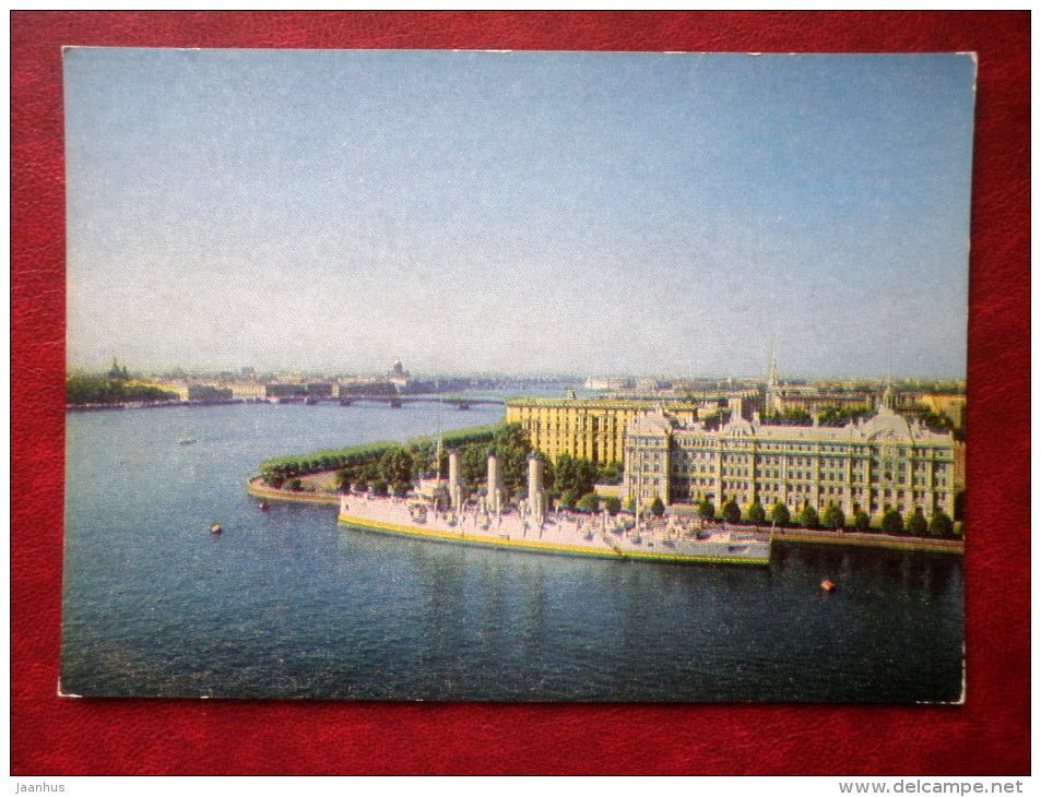 cruiser Aurora - Leningrad - St. Petersburg - 1977 - Russia USSR - unused - JH Postcards
