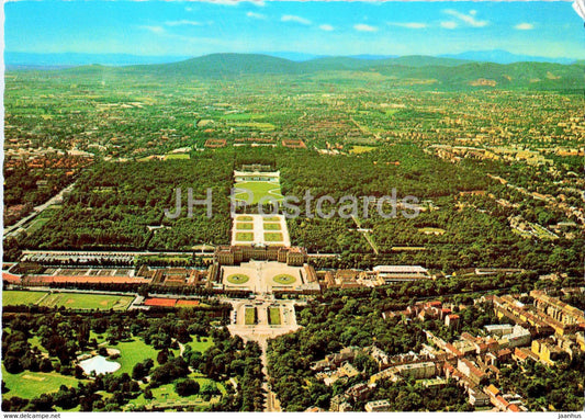 Wien - Vienna - Schloss Schonbrunn - Flugaufnahme gegen Suden - castle - Austria - unused - JH Postcards