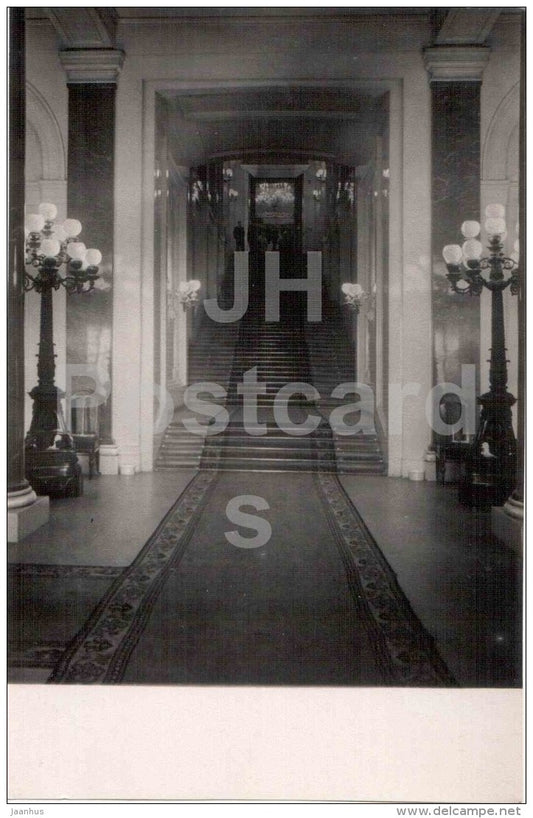 main staircase - Grand Kremlin Palace - Moscow Kremlin - 1956 - Russia USSR - unused - JH Postcards
